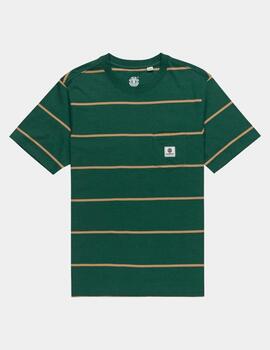 Camiseta ELEMENT BASIC POCKET LABEL- Trekking Green