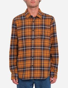 Camisa CADEN PLAID - Chestnut Brown