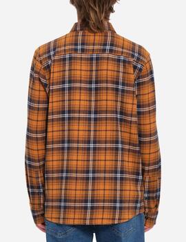 Camisa CADEN PLAID - Chestnut Brown