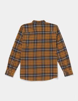 Camisa CADEN PLAID - Chestnut Brown