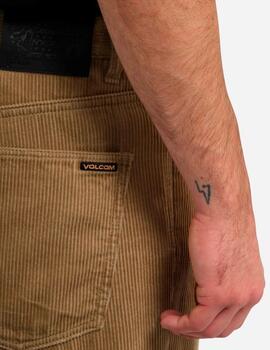 Pantalón VOLCOM BILLOW TAPERED CORD - Khaki