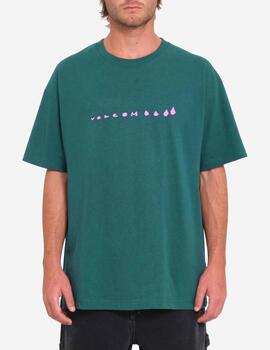 Camiseta VOLCOM ARTHUR DINO - Evergreen