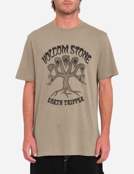 Camiseta VOLCOM FEEDING TREE - Teak