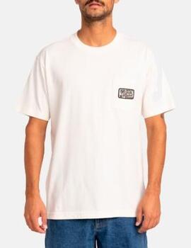 Camiseta RVCA COBRA SERVICE - Antique White