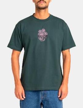 Camiseta RVCA POPPIES - Hunter Green