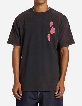 Camiseta DCSHOES OPEN WIDE  - Black Rain Wash