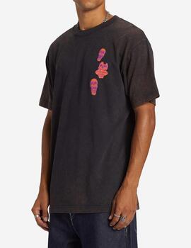 Camiseta DCSHOES OPEN WIDE  - Black Rain Wash