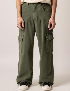 Pantalón KAOTIKO CARGO LOOSE WASHED - Army