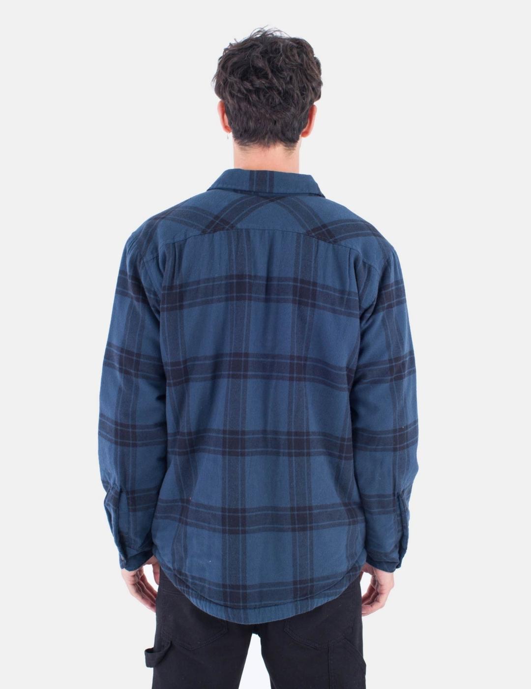 Camisa HURLEY PORTLAND SHERPA LINED FLANNEL - Armored Nav