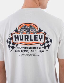 Camiseta HURLEY EVD BUILT - Bone