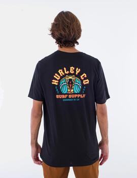 Camiseta HURLEY EVD COBRA PIT - Black