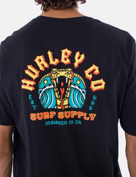 Camiseta HURLEY EVD COBRA PIT - Black