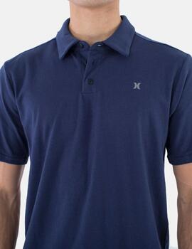 Polo HURLEY H2O-DRI ACE SLUB - Midnight Aqua