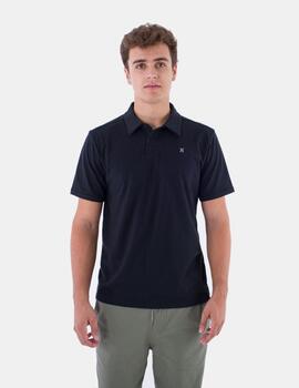 Polo HURLEY H2O-DRI ACE SLUB - Black