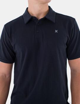 Polo HURLEY H2O-DRI ACE SLUB - Black