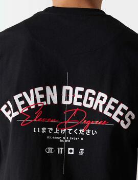 Camiseta 11 DEGREES STREETWEAR BACK GRAPHIC - Black