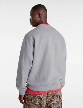 Sudadera VANS Crew SPRAY ON LOOSE CREW  - Cement Heathe