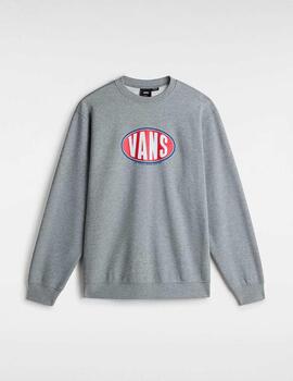 Sudadera VANS Crew SPRAY ON LOOSE CREW  - Cement Heathe