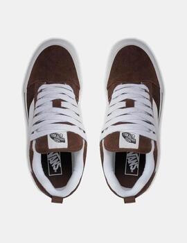 Zapatillas VANS KNU SKOOL - Brown/White