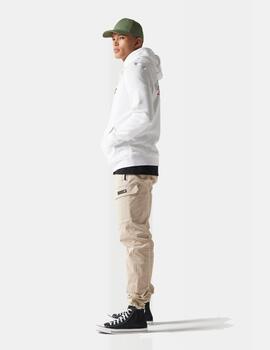 Sudadera 11 DEGREES Capucha STREETWEAR - White