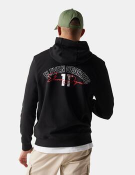 Sudadera 11 DEGREES Capucha STREETWEAR - Black