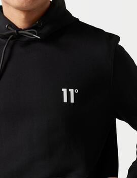 Sudadera 11 DEGREES Capucha STREETWEAR - Black