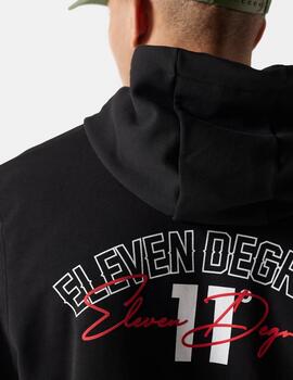 Sudadera 11 DEGREES Capucha STREETWEAR - Black