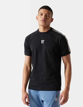 Camiseta 11 DEGREES RETRO TAPED - Black