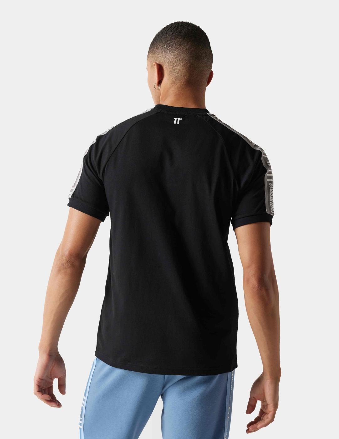 Camiseta 11 DEGREES RETRO TAPED - Black