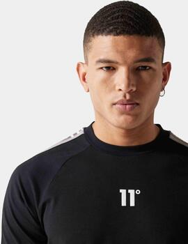 Camiseta 11 DEGREES RETRO TAPED - Black