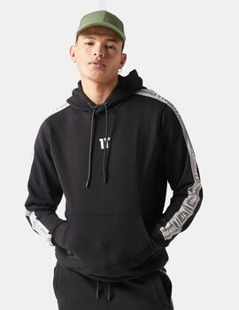 Sudadera 11 DEGREES Capucha RETRO TAPED- Black