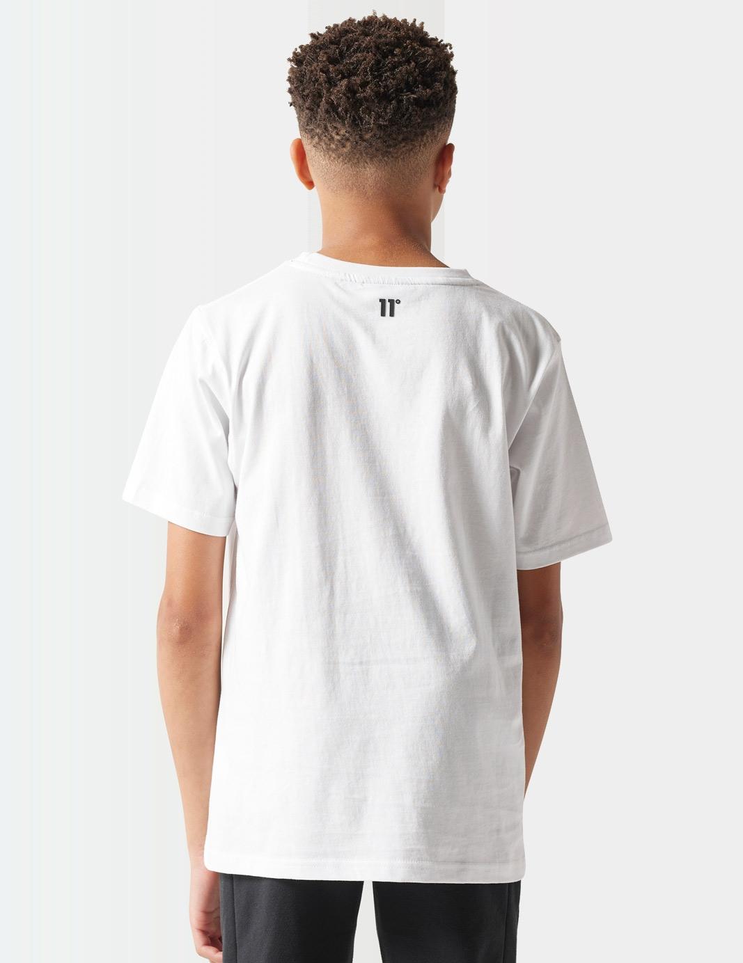 Camiseta 11 DEGREES JR COLOUR BLOCK - White / Black