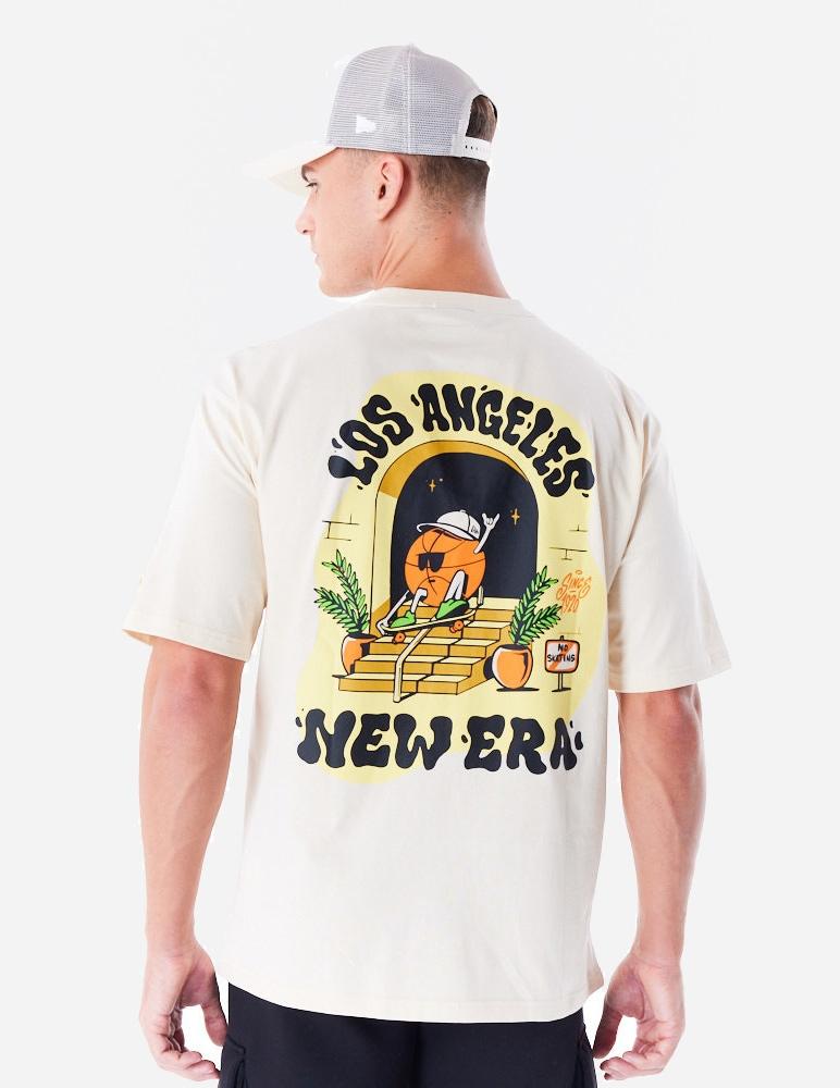 Camiseta NEW ERA NE CITY GRAPHIC OS NEWERA - Light Beige