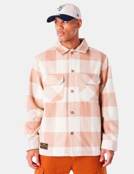 Camisa NEW ERA SHACKET NEWERA - Med Beige