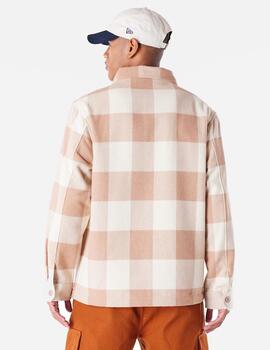 Camisa NEW ERA SHACKET NEWERA - Med Beige