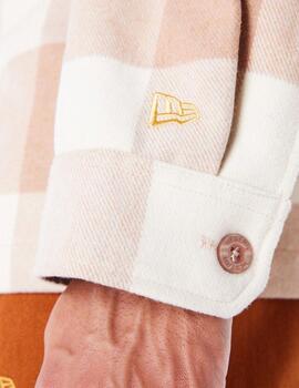 Camisa NEW ERA SHACKET NEWERA - Med Beige