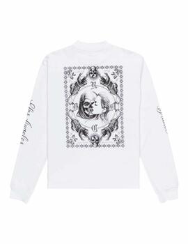 Camiseta RVCA Manga Larga CHEFS KISS - White