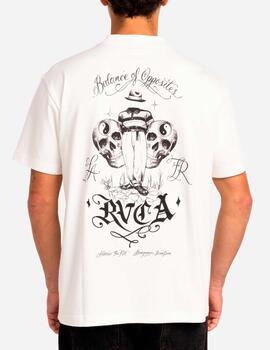 Camiseta RVCA INVISIBLE MAN - Jet Stream