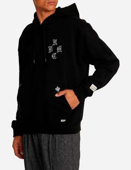 Sudadera RVCA Capucha CHEFSKISSHOOD  - Black