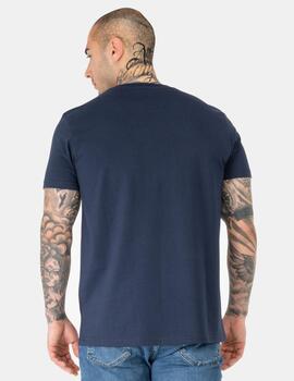 Camiseta LONSDALE LION TWO TONE - Navy/Red/White