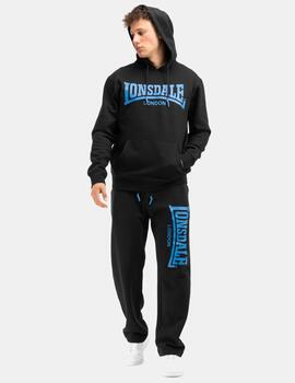 Sudadera Capucha LONSDALE CHATSWORTH - Black/Blue