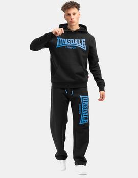 Sudadera Capucha LONSDALE CHATSWORTH - Black/Blue