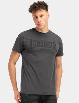 Camiseta LONSDALE LOGO KAI - Anthracite/Black