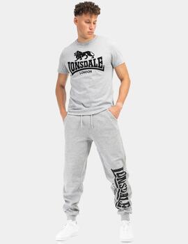 Pantalón LONSDALE LOGO LARGE - Marl Grey/Black