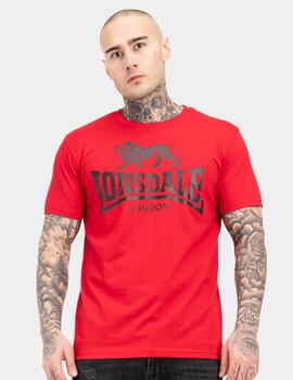 Camiseta LONSDALE LOGO - Red/Black