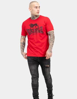 Camiseta LONSDALE LOGO - Red/Black