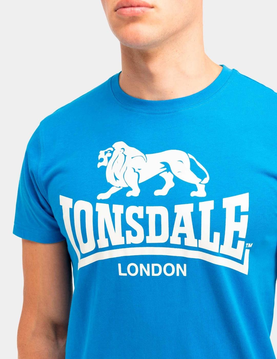 Camiseta LONSDALE LOGO - Royal/Blue/White