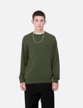 Jersey CARHARTT MADISON - Tarragon / Black