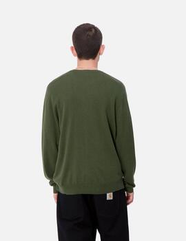 Jersey CARHARTT MADISON - Tarragon / Black