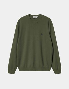 Jersey CARHARTT MADISON - Tarragon / Black